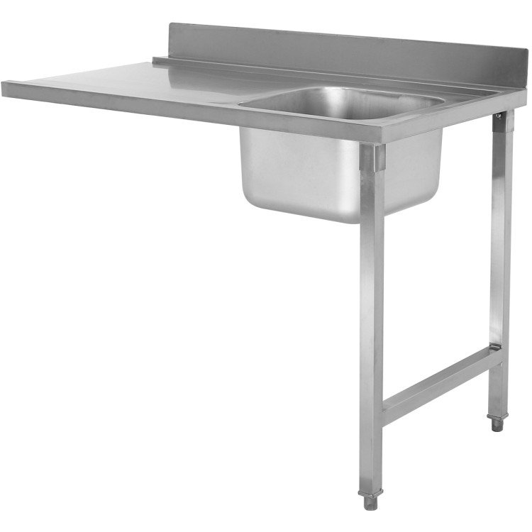 Adexa DWITA1265R Loading Table Right Side with Sink & Splashback