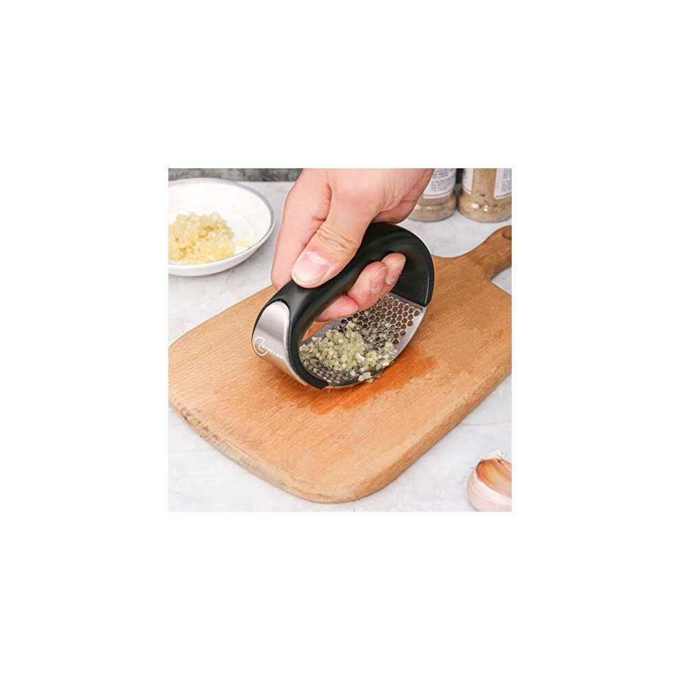 304 Stainless Steel Garlic & Ginger Peeler with Ergonomic Handle