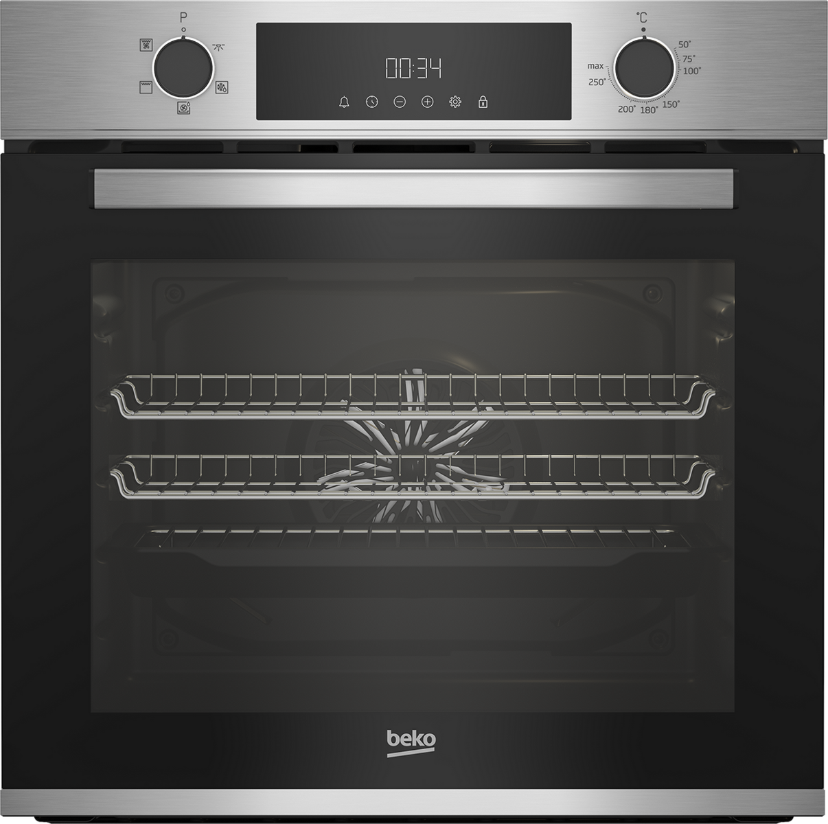 Beko CIFY81X AeroPerfect 60cm Built-In Single Fan Oven – Stainless Steel