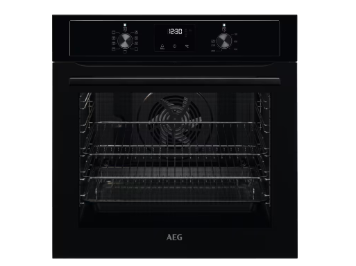Aeg BEX33501EB Black 59.4cm Built In Electric Single Oven - Black