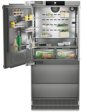 Liebherr ECBNE8871 Fully Integrated Floor standing Food Centre French Style Fridge Freezer