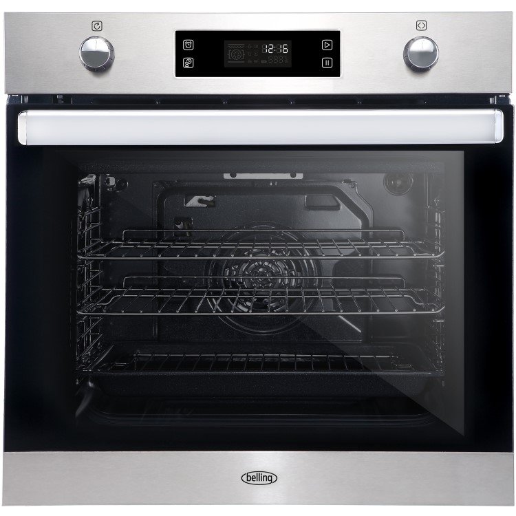 Belling BI602MFPY Black Single Oven