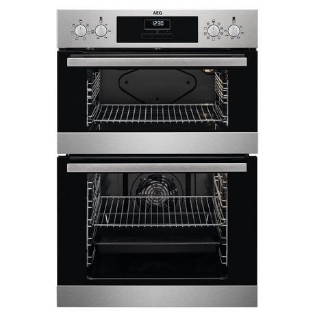 AEG DEX33111EM 59.4cm Built-In Electric Double Oven – Stainless Steel