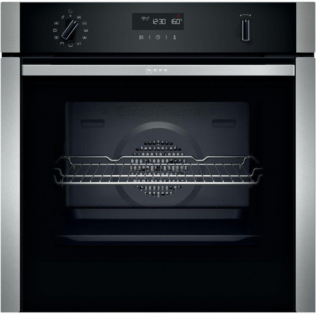 Neff B2ACH7HH0B Stainless Steel Pyro Clean, Single Oven