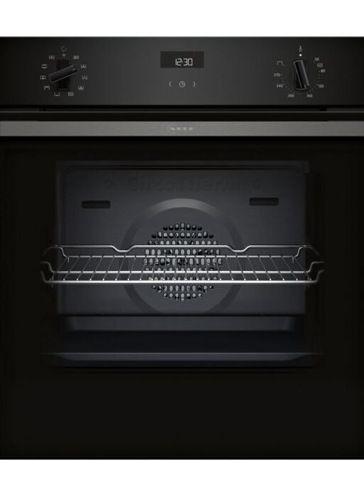 NEFF B3ACE4AG3B 59.4cm Built-In Electric Single Oven – Graphite Grey