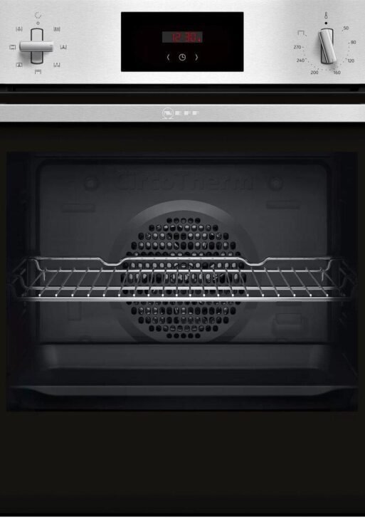 Neff B3CCC0AN0B CircoTherm, 5 functions, Red LED display, Fixed handle Single Oven