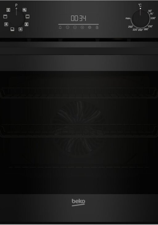 Beko CIMD91B 59.4cm Built In Electric Single Oven - Black