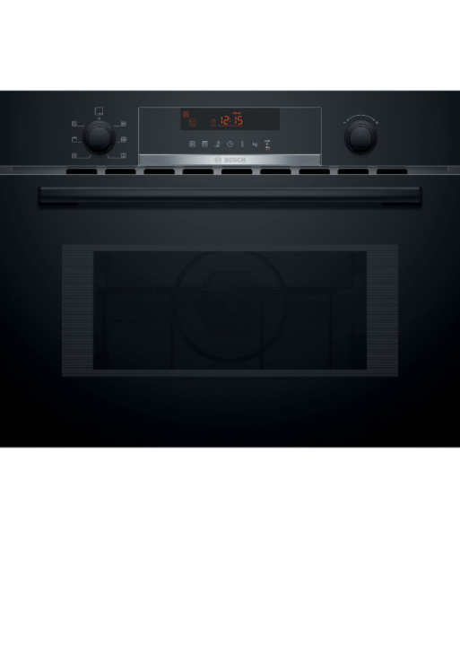 Bosch CMA583MB0B Serie 4 Compact 45cm Microwave Combination Oven – Black