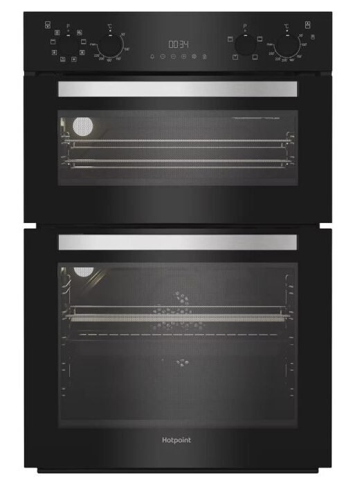 Hotpoint DIH82GB Built In Electric Multifunctional Oven 71L / 38L - Black