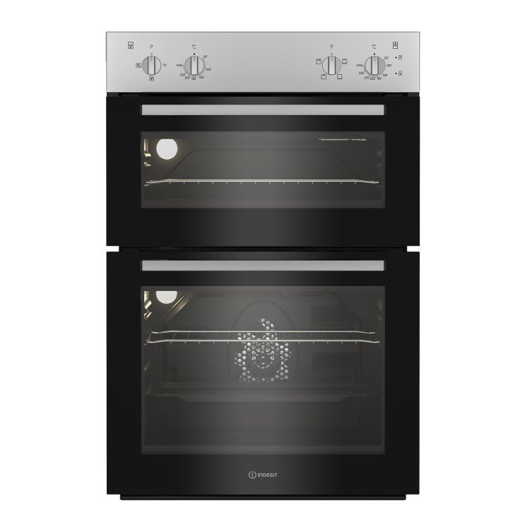 Indesit DII10NS Built In Electric Fan Oven 69L / 36L - Silver