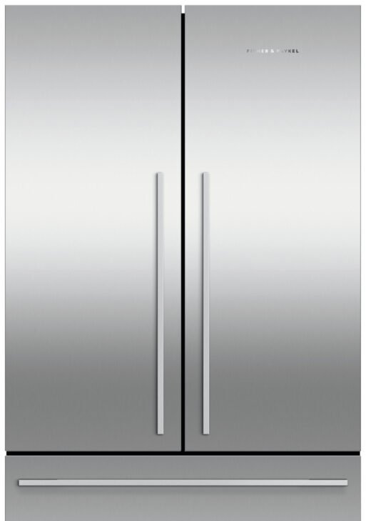 Fisher_Paykel RF610ADX6 Fridge Freezer French Door 900mm, Designer Handle, Stainless Steel, WiFi, co