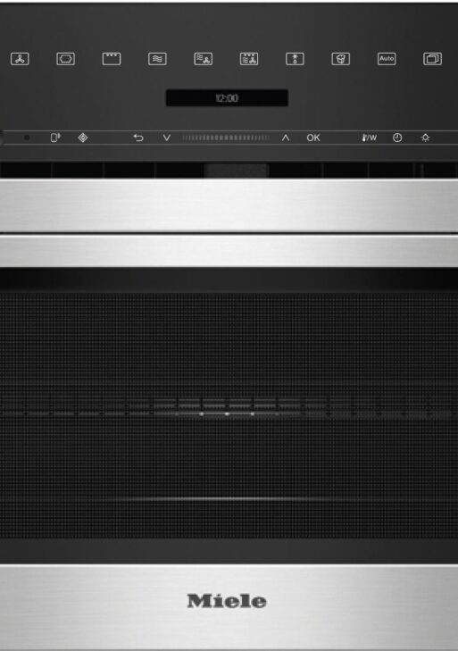 Miele H 7140 BM CleanSteel Compact Microwave Combination Oven – 43L, 1000W, Wi-Fi