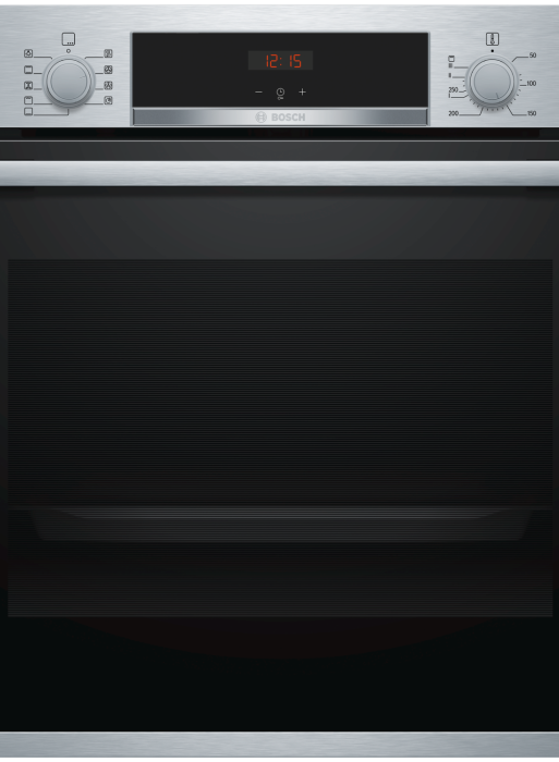 Bosch HBS534BS0B Serie 4 Single Oven, Brushed steel