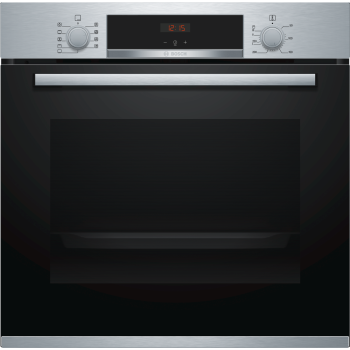 Bosch HBS534BS0B Serie 4 Single Oven, Brushed steel