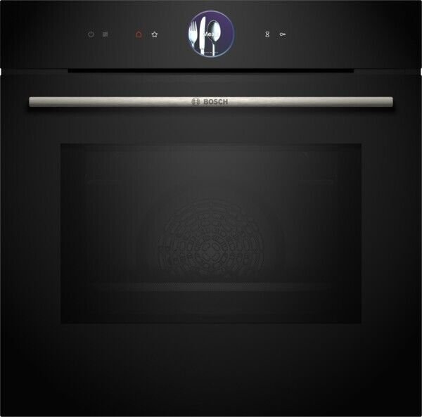 Bosch HMG7764B1B Single Pyrolytic Oven Black
