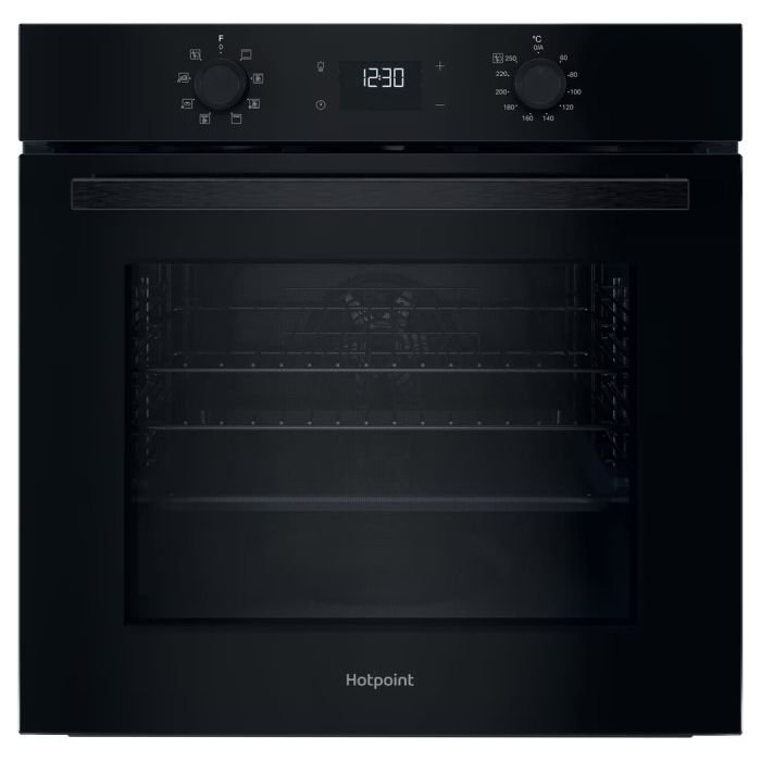 Hotpoint HO455HBUK Class 2 Single Fan Oven - Diamond (Steam) Cleaning - Multifunction 5 - 71L With 2
