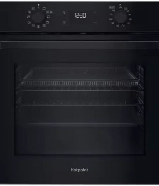 Hotpoint HO458CFBUK Class 2 Single Fan Oven - Catalytic Liners - Multifunction 8 - 71L With 2 Dial,