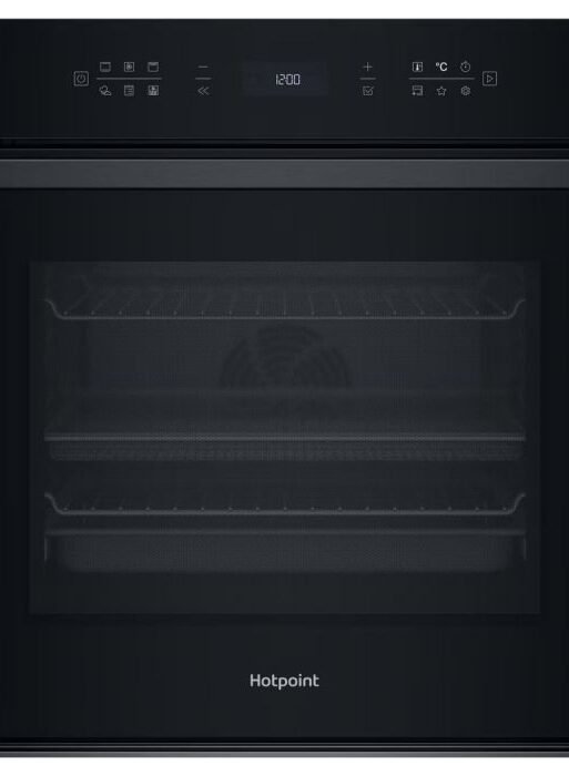 Hotpoint HOI68PT1SBUK 60cm Built-In Electric Single Oven – 73L – Pyrolytic – Black