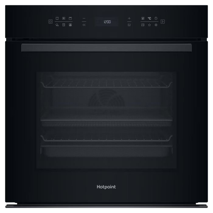 Hotpoint HOI68PT1SBUK 60cm Built-In Electric Single Oven – 73L – Pyrolytic – Black