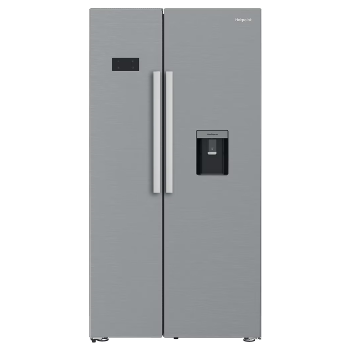 Hotpoint HPG26583WXP4UK Dual No Frost Side by Side American Fridge Freezer - Silver
