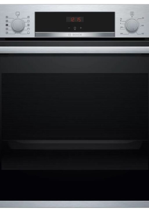 Bosch HRS534BS0B Red LED display, 8 functions Single Oven