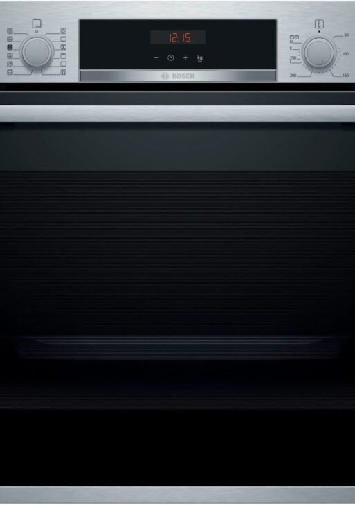 Bosch HRS574BS0B Electronic, red LED display, 8 functions, Single Oven