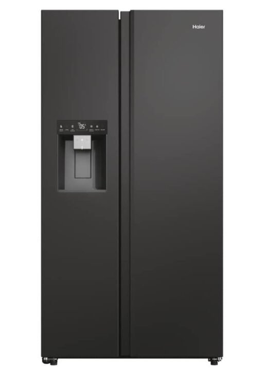 Haier HSW79F18DIPT Series 7 American Fridge Freezer - Slate Black