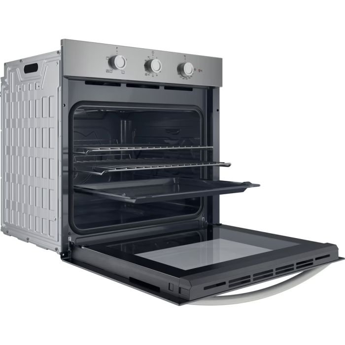 Indesit IO232HXUK Single Static Oven - Eco Cleaning - 71L