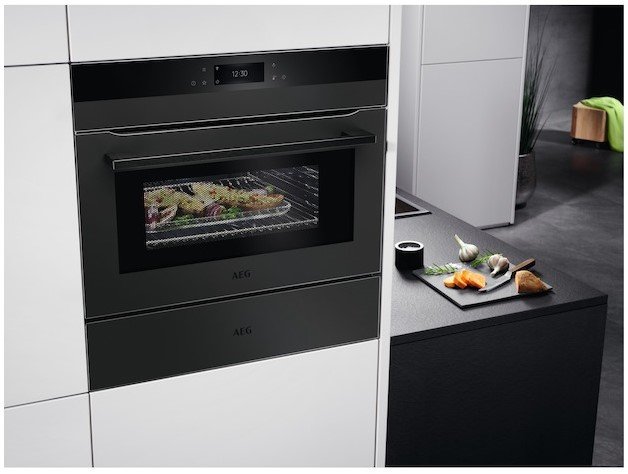 AEG KME768080T 8000 Series CombiQuick Combination Microwave Compact Oven