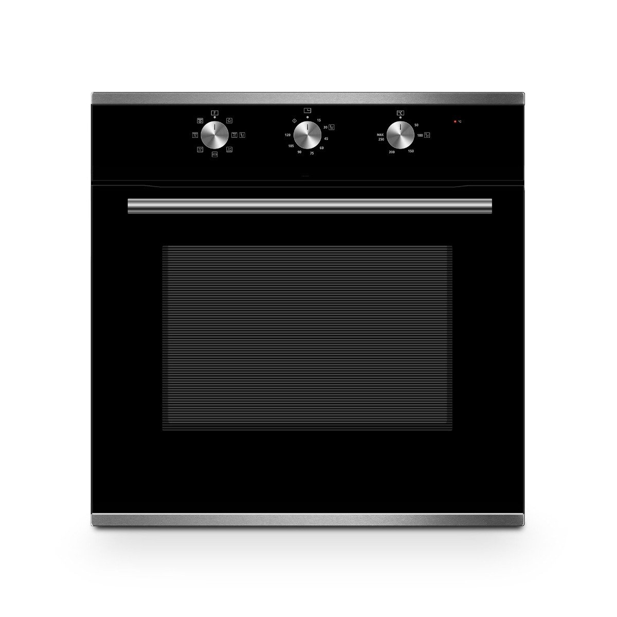 Montpellier MAFSO60SS Steel, Built In Air Fry single Oven