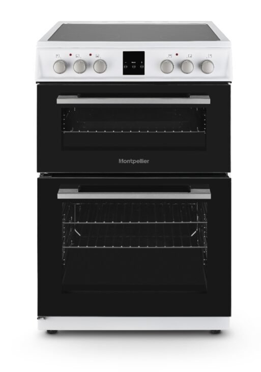 Montpellier MDOC60FW Freestanding 60cm Ceramic Double Oven