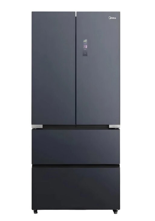 Midea MDRF705BIE70 515l Capacity Total No Frost 83cm French Door - Saphire Glass E Rated