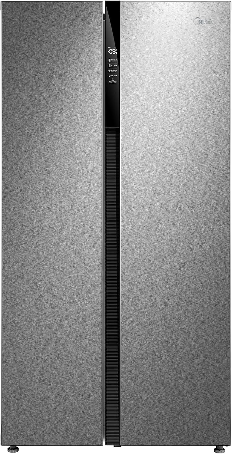 Midea MDRS710FGE02 548l Capacity Total No Frost 90 Side by Side - Silver E Rated