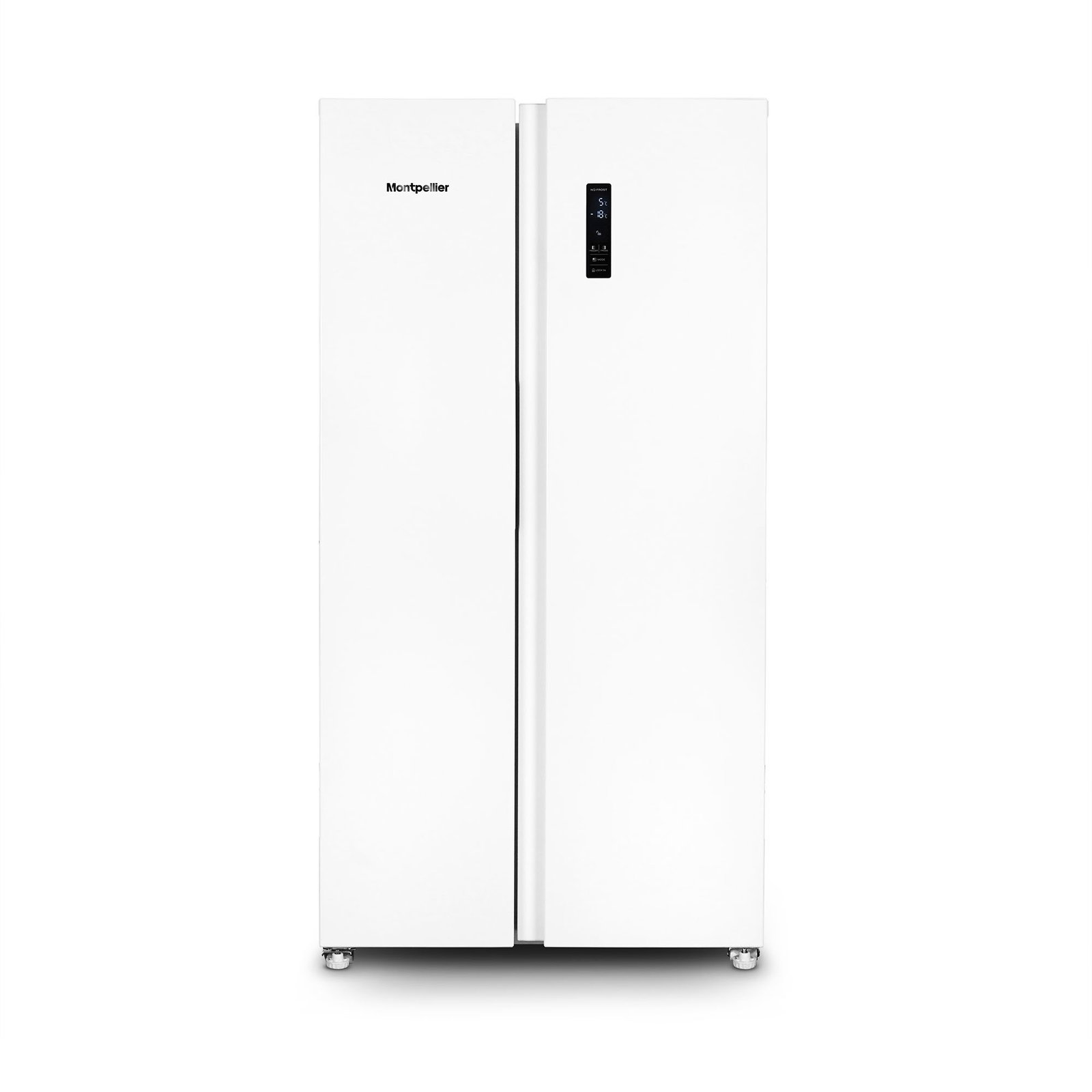 Montpellier MSBS442W American Style Side By Side Fridge Freezer - in White