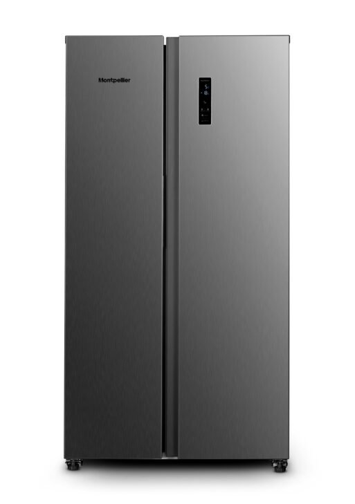 Montpellier MSBS442X American Style Side By Side Fridge Freezer - in Inox