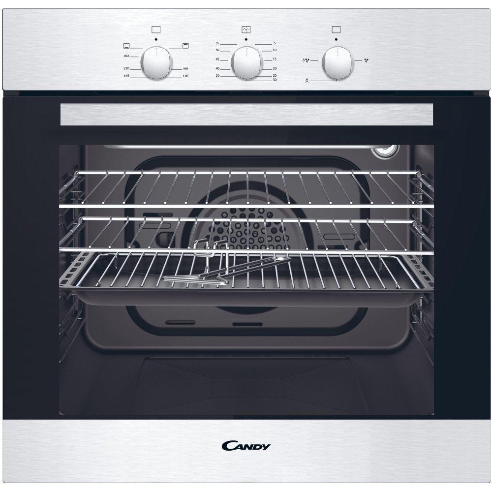 Candy OVGF12X 60cm Gas Oven54 Litre capacity, 4 functions, minute minder, rotary controls