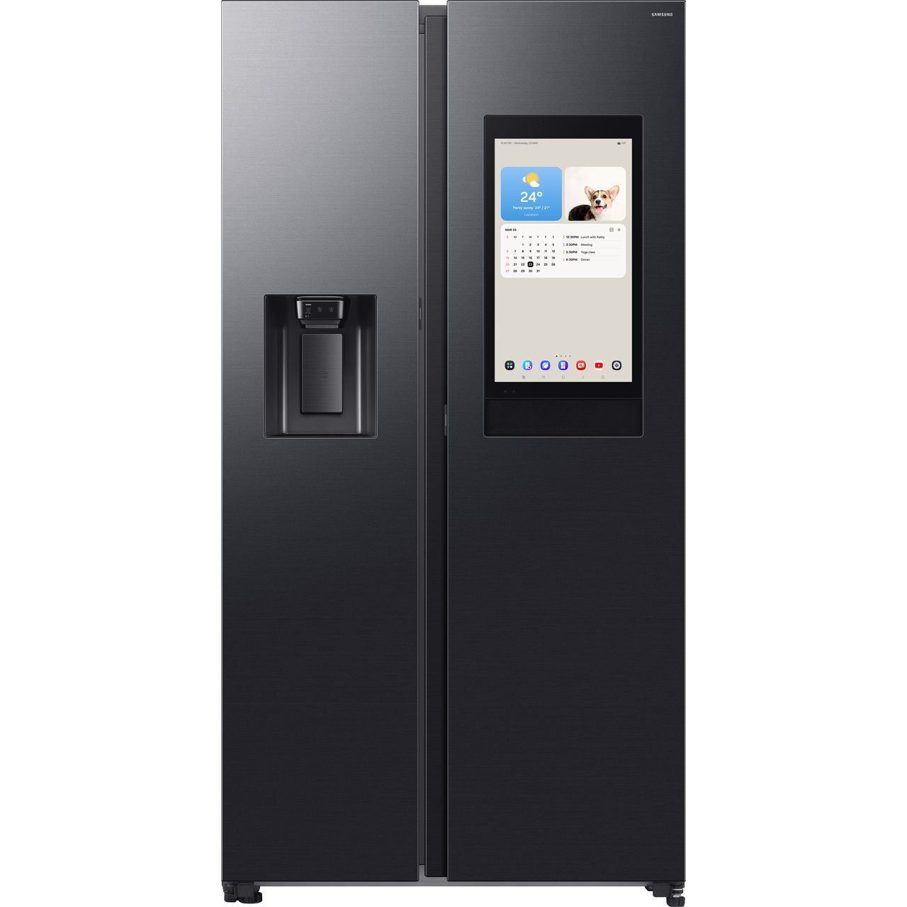 Samsung RS90F66BEFEU 91.2cm 60/40 American Fridge Freezer - Black