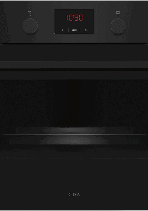 Cda SC030BL Single Oven Black, 65L capacity