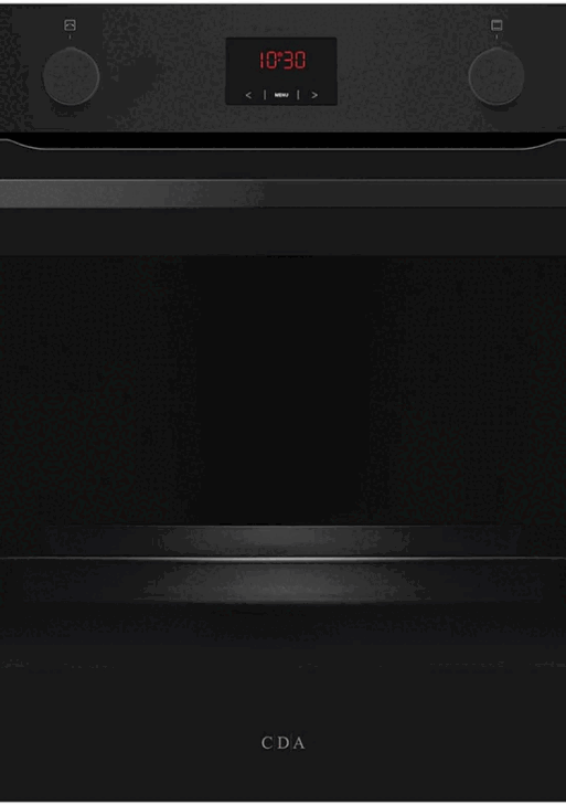 Cda SC035BL Single Oven Multifunction, 77L