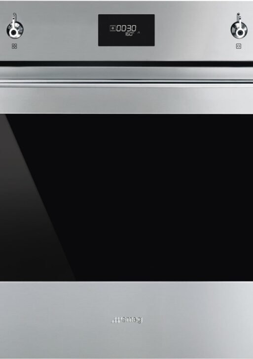 Smeg SF6301TVX S-Steel 60Cm Classic Stainless Steel And Eclipse Glass Multifunction Single Oven