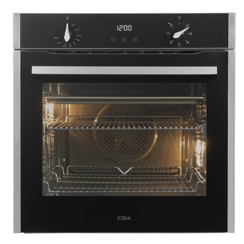 Cda SL200BL 77 ltr 7 FN rotary control Fan Single Oven, black